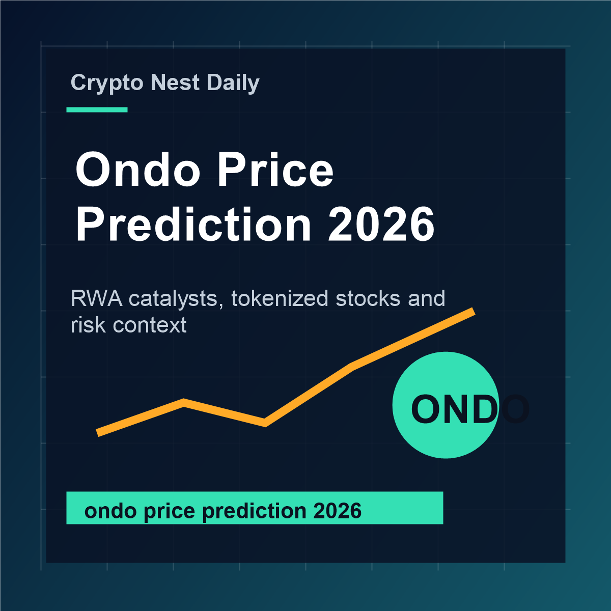 Ondo Price Prediction 2026: Is ONDO the RWA Coin to Watch?