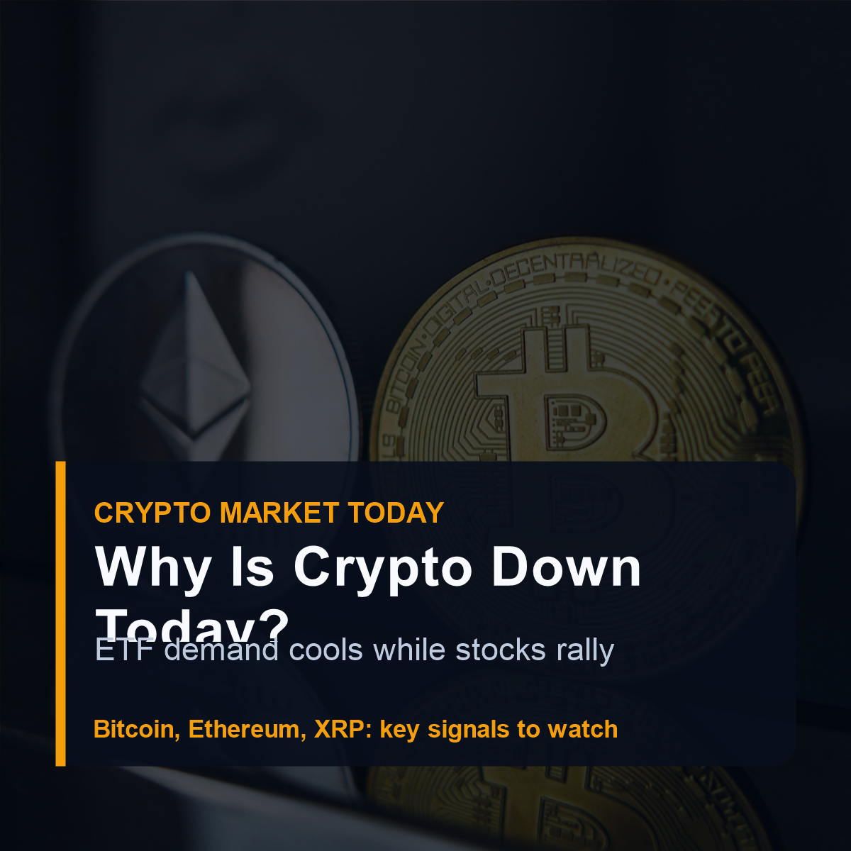 why is crypto down today - Why Is Crypto Down Today? ETF Demand Is Cooling